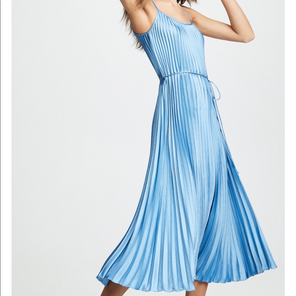 Vince Pleated Cami Dress